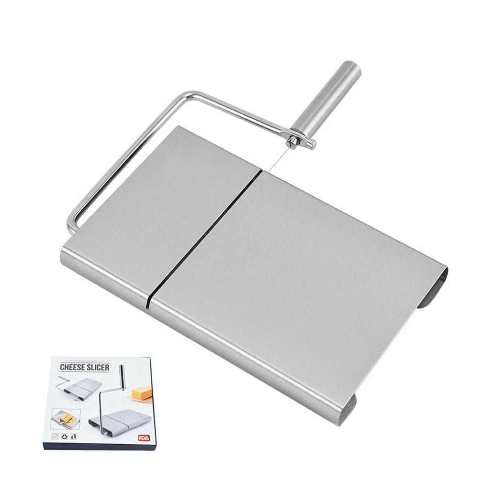 Cheese Slicer Multipurpose Cutter For Block Cheese Butter Fruits No Installation Required Kitchen Gadget Sausages Cutting Board