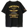 Vanson Streetwear Сетчатая футболка, Черный