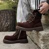 Ботинки для отдыха на открытом воздухе с высоким берцем, модные ботинки Martin, мужские ботинки с толстой подошвой, модные ботинки для инструментов, ботинки локомотивного типа 66681-J