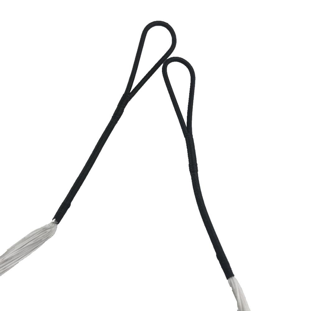 Black Polyester Fiber 175LBS Arrow Crossbow String Bow String 26.5" Bow String Practice Strings