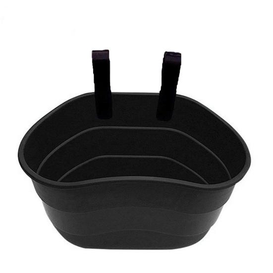 Корзина для велосипеда/самоката большой вместимости, яркого цвета, с гладкими краями, высокой грузоподъемности, простая в установке, для хранения вещей на детском велосипеде/самокате