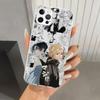 Чехол для телефона с принтом Аниме Токио Мстители для Iphone 17 Air 16 15 Plus 14 13 Mini 12 11 Pro Max 16E 7 8 SE 2020 Мягкий Funda Чехол с принтом 16