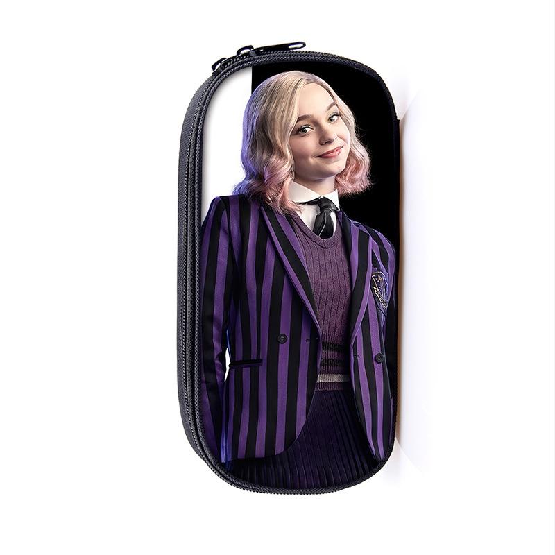 Пенал большой вместимости Среда Аддамс Семейка Аддамс - Подарок для ребенка-ученика