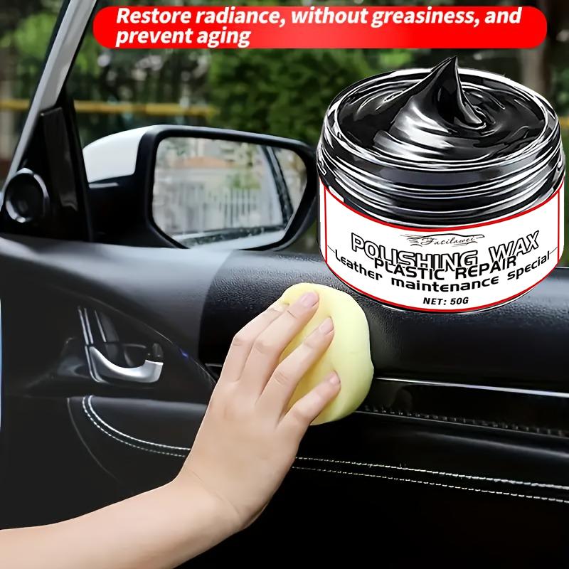 3 Second Plastic Repairer - Fast Restoration Formula for Dashboards, Tires, Bumpers and Seats - Long-Lasting ABS Coating Agent w