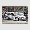 Ford Escort RS Cosworth Раллийная Легенда Металлическая Табличка Постер Гараж Внутренняя Комната Декорация Автомобильный Клуб Винтаж Домашний Декор