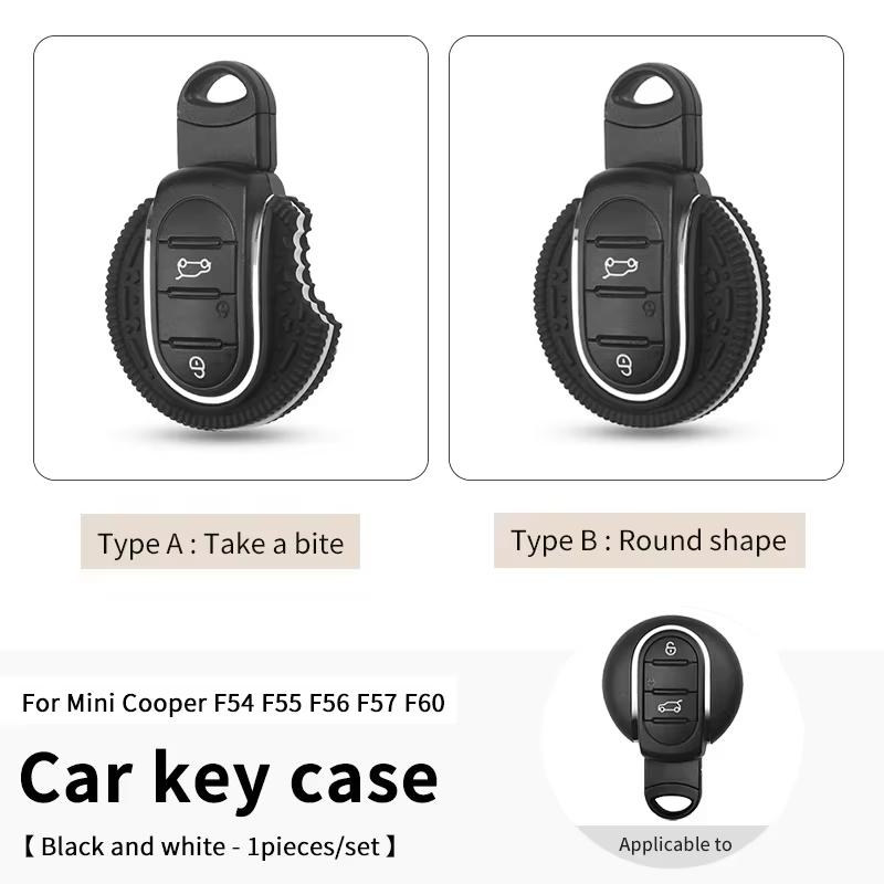 Чехол-брелок для ключа автомобиля Декоративный для Mini Cooper F56 F55 F57 F54 F60 Countryman Защита автомобильного ключа Автоаксессуары