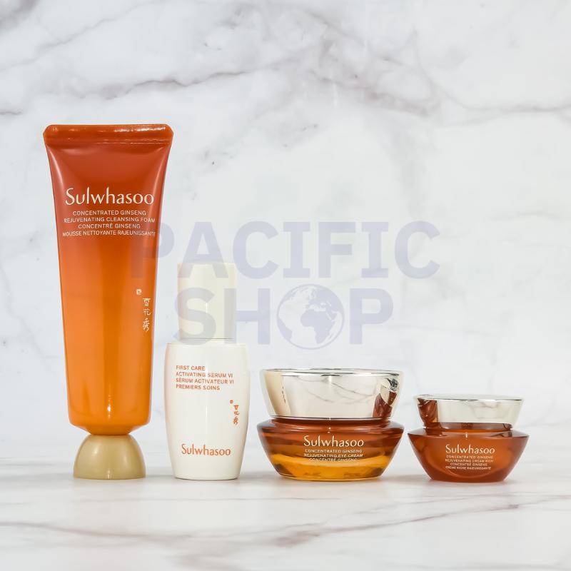 Sulwhasoo Концентрированный омолаживающий крем для век с женьшенем 15 мл Git Набор