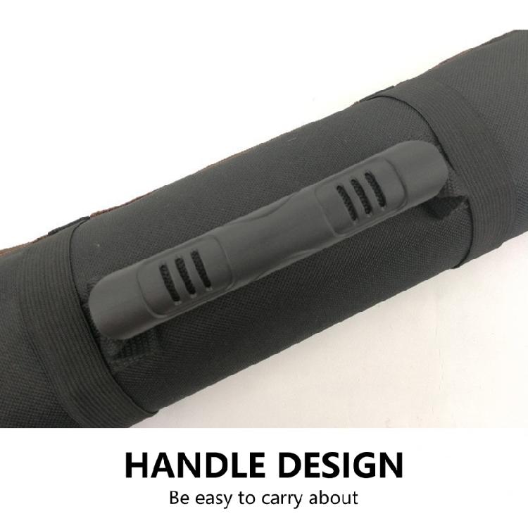 Professional Tool Roll Organizers With Secure Closure&Convenient Carry Handle Suitable For Tradespeople, Organized Work