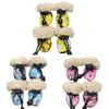Сапоги для собак, нескользящая обувь для щенков, осенне-зимняя плюшевая бархатная обувь для собак, водонепроницаемая спортивная обувь, аксессуары для домашних животных