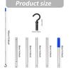 Multipurpose Pool Maintenance Hook Professional Grades Pool Vacuum Cleaner Retrieval Hook Adjustable Pool Poles