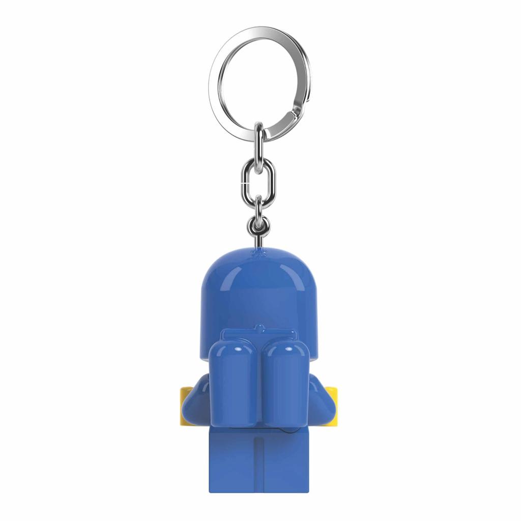 IQ Iconic Spacebaby Keychain LED Keychain Light Building Blocks Toy Doll with Movable Joints Mini Figure