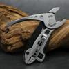Multi-Tool Survival Knife Multi Tool Set Purpose Adjustable Wrench Knife Wire Cutter Pliers Gear Tools Set