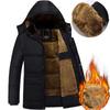 Winter Thick Men Outdoor Parka Coat Fur Warm Jacket Snow Windbreak Outwear Sport Parkas
