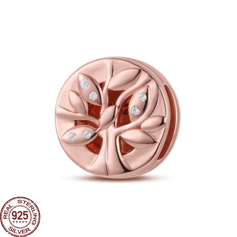 Женская цепочка-зажим из стерлингового серебра 925 пробы с сеткой, круглая подвеска в виде бабочки, подходит для оригинального браслета из сетки своими руками