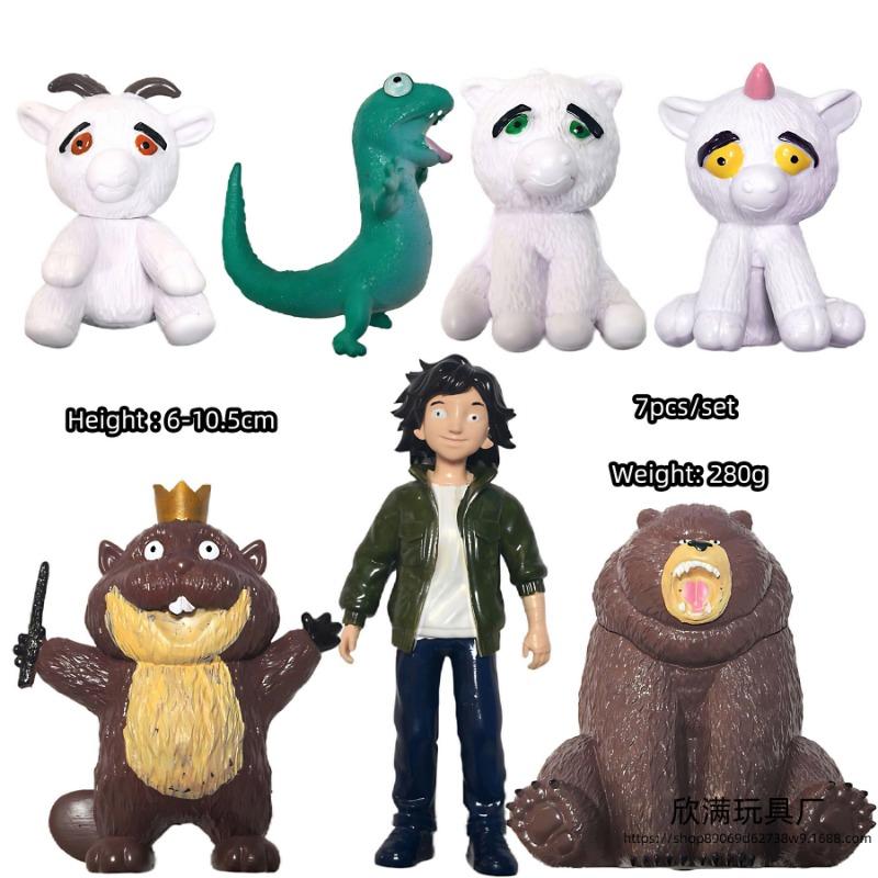 2026 New Hoppers Tom Lizard Figure Toy Anime Peripherals Mabel Action Figures King George Figurine Model Set Birthday Gift