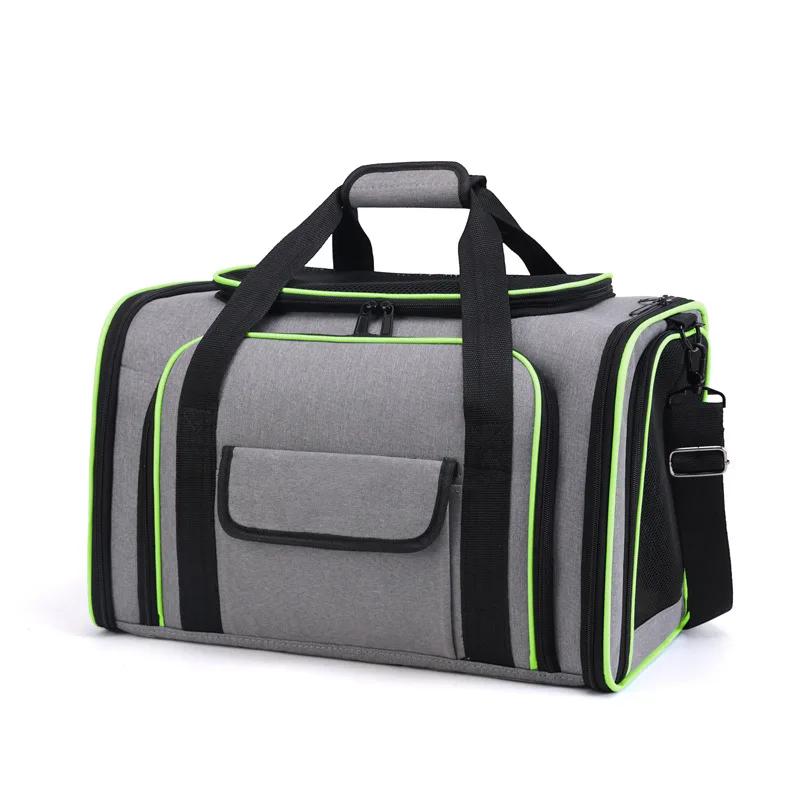 Cat Pet Bag Out Portable Shoulder Bag Expandable Foldable Large Space Breathable Pet Supplies Cat Carrier