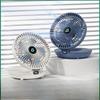 Портативный складной вентилятор с зарядкой от USB: Настольный или настенный для общежитий и улицы