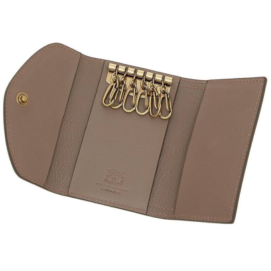 Key Case Gray IL BISONTE SKH150 PV0001 GY103B ESPERIA TORTORA [IL BISONTE] [Item]
