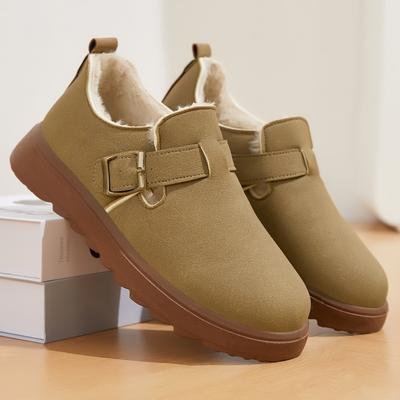 Женская обувь Осень и Зима Хлопковая обувь Женская Зимняя Утепленная Плюс Бархат Универсальная Зимняя обувь Снежные ботинки