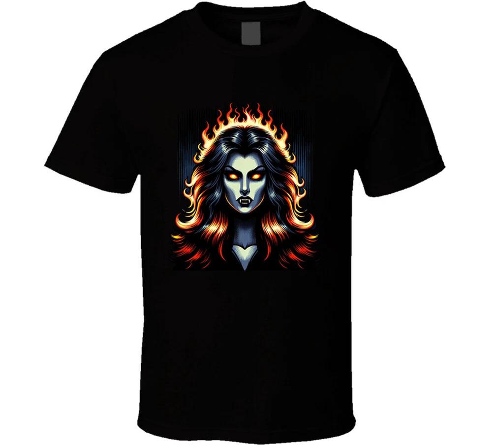 Draculas Sister Vampire Vampiress Fantasy Horror T Shirt