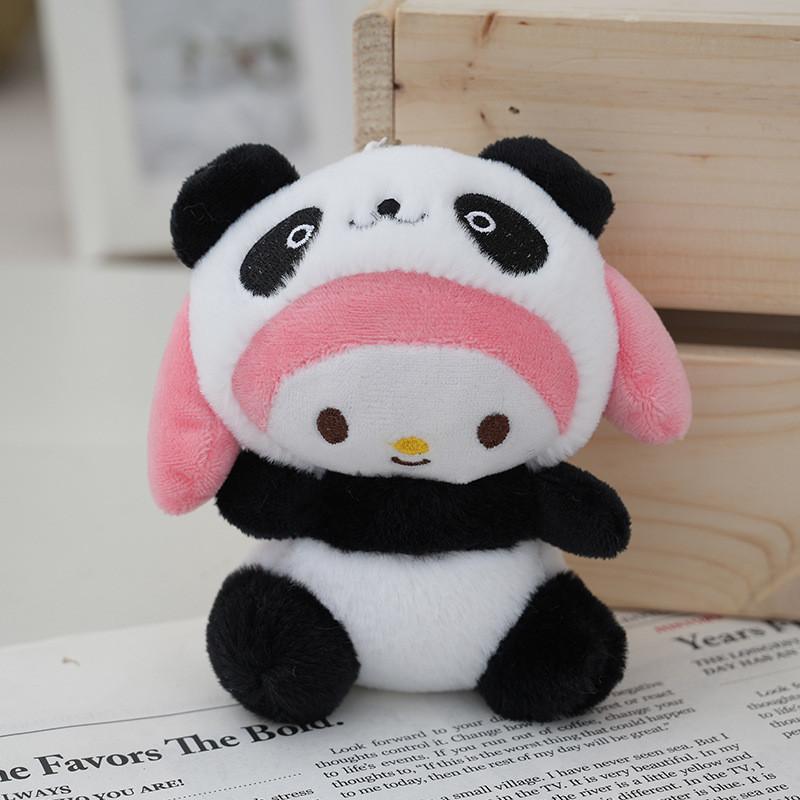 Adorable Panda Costume Pochacco Plush Toy Soft And Huggable Stuffed Animal Doll