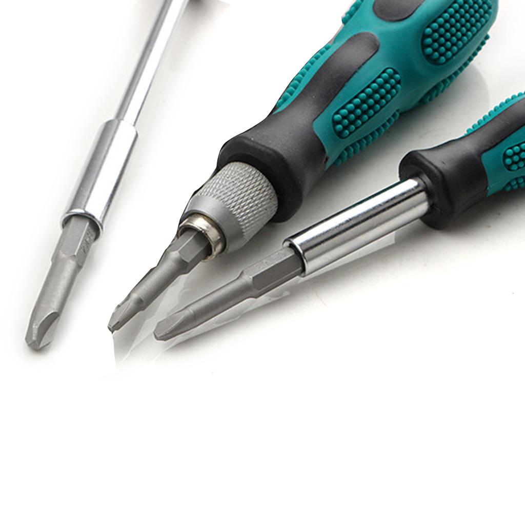 Набор из 3 штук держателей бит для шестигранной отвертки 1/4 дюйма включает рукоятку для быстрой смены, магнитный держатель и рукоятку для прямой вставки