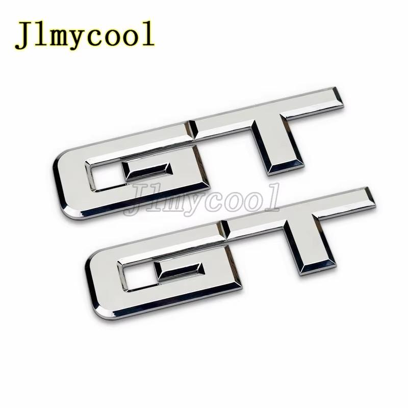 AAWE1 2Pcs 3D Metal Car Sticker Black Silver 5.0 Badge Zinc Alloy compatible compatible for Mustang GT 2015-2020 Right Left Fender Emblem