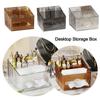 Пылезащитный настольный ящик для хранения, прозрачные коробки для косметики, новая коробка для салфеток