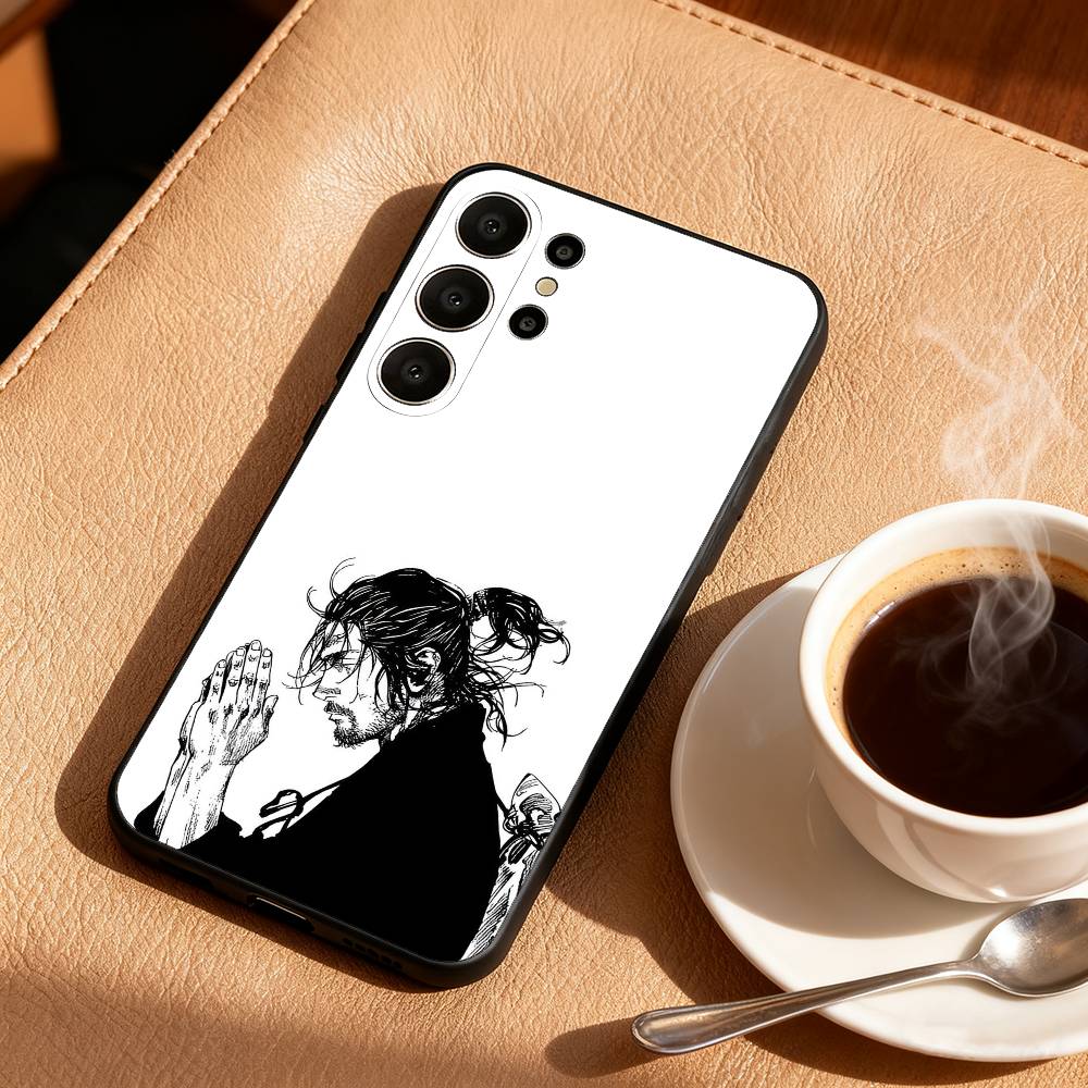 Чехол для телефона Vagabond M-Miyamoto M-Musashi для Samsung S25,24,23,22,30,21,10,9,Ultra,Plus,Lite,FE Черный Мягкий Чехол