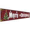 Christmas Banner Bright Color Durable Lightweight Yard Decoration