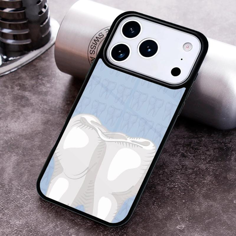 Чехол для телефона с рисунком зубов и стоматолога для iPhone 17 16 15 14 13 12 11 Pro Max Plus 17Air Мягкий силиконовый чехол