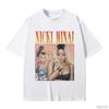 2024 Rapper Nicki Minaj Graphic Print Tshirt Unisex Unisex Hip Hop Casual Tshirts Unisex Vintage Tees Male Oversized Streetwear P10