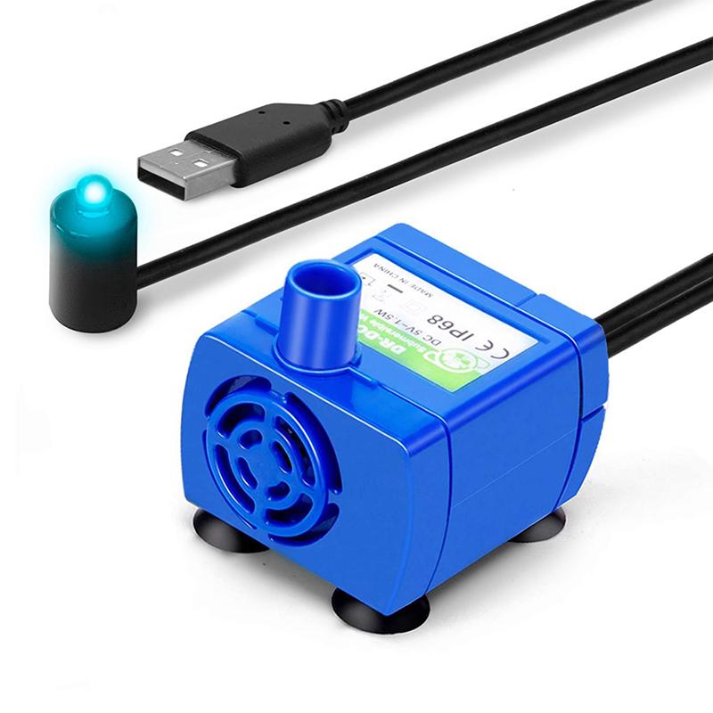 Мини DIY Малошумный Мотор-Насос 5 В Постоянного Тока USB Водяные Насосы Аксессуары DR-DC160 Для Домашних Животных Кошек Питьевая Миска Диспенсер Для Воды Домашнее Животное
