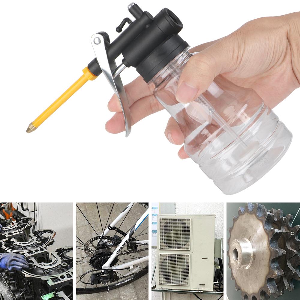 Пластиковые 250 мл ручные инструменты, смазочные банки для масляного насоса, прозрачная масляная банка, масленка высокого давления, гибкий пистолет для смазки