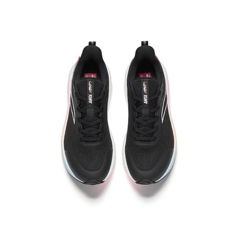 Anta Кроссовки Rocket 7 с технологией Nitrogen 2, удобные, модные, с амортизацией, износостойкие, низкие, повседневные, для бега, женские, черные 122545581-11