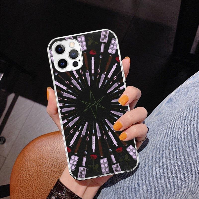 Чехол для телефона BMTH B-Brings Me The HorizonS Для iPhone 17 Air 16 Pro Max 16E 15 + 14 Plus 11 12 13 Mini 7 8 SE Подарок Печатная Крышка Забавный