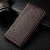 Флип-чехол из натуральной кожи с текстурой крокодила для Xiaomi Mi 12 13 13T 14 14C 14T 15 15S 15T 17 Pro Max Lite Ultra, чехол-кошелек для карт