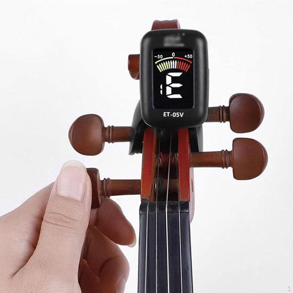 Guitar Tuner, Violin Tuner Clip On Tuner,Easy To Use,Portable,Professional,Fast & Accurate,for