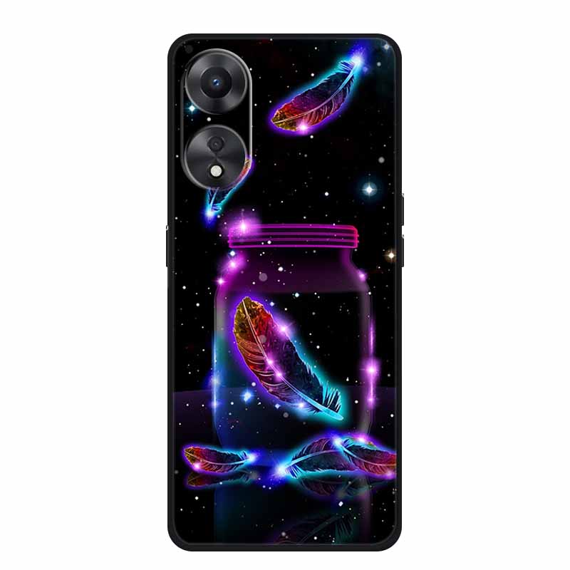 Чехол для OPPO A78 5G Модный силиконовый мягкий ТПУ задняя крышка для Oppo A58 A58X 5G OPPOA78 5G Чехлы для телефонов Ударопрочный CPH2483 Fundas