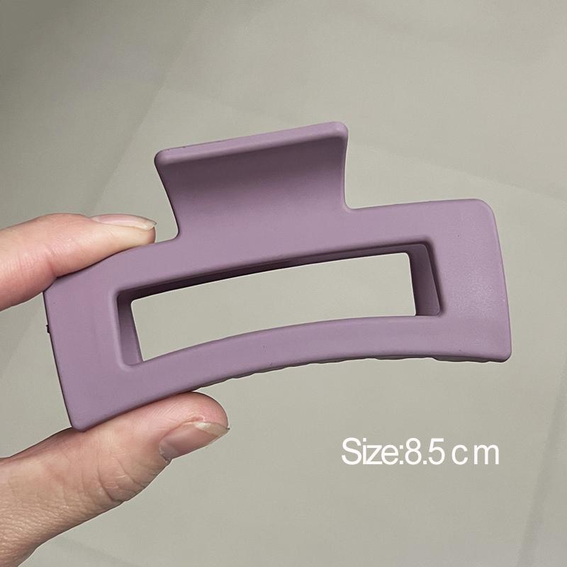 Большой краб для волос с бантом, новый модный однотонный черный зажим для волос в виде акульего плавника, инструменты для укладки волос, аксессуары для женщин, девушек