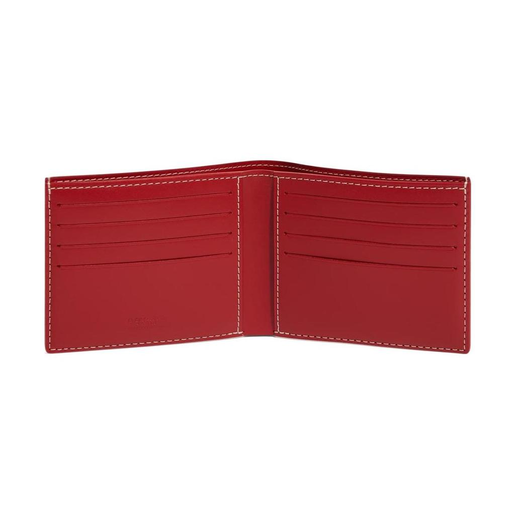 Goyard Складной холщовый и кожаный кошелек с монограммой Victoire, унисекс, черный, синий, зеленый VICTO8PMLTY