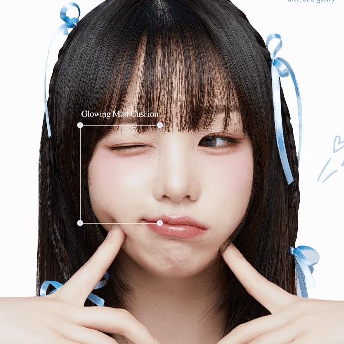 Aprilskin Светящаяся матовая подушка со сменным наполнителем (3 цвета) 12 г * 2 шт.