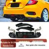 Комплект заднего диффузора-губы для Honda Civic 2016-2020 Седан