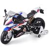 1/9 BMW S1000RR Racing Toy Motorcycle for Children Diecast Metal Large Size Model Super Racing Lightable Collection Gift for Boy