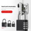 Rust-Proof Metal Combination Padlock for Gym, Dorm, or Cabinet