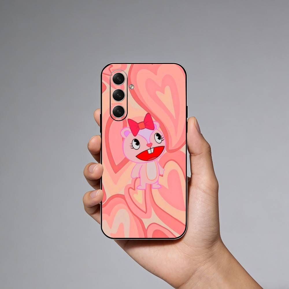 Чехол для телефона H-Happy Tree Friends для Samsung Galaxy A73, A72, A71, A70, A52, A51 Другие Мягкий Черный Чехол