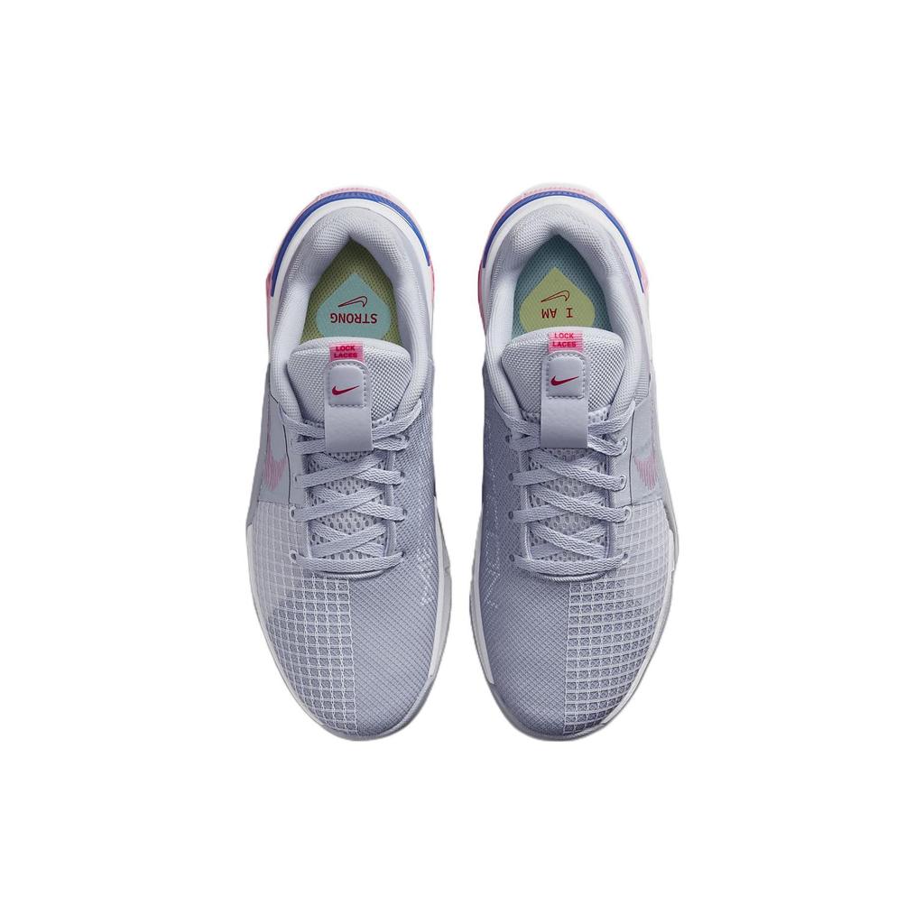Nike Metcon 8 Grey Medium Soft Pink Women Sneakers Football-Grey Blue-Whisper White DO9327-005