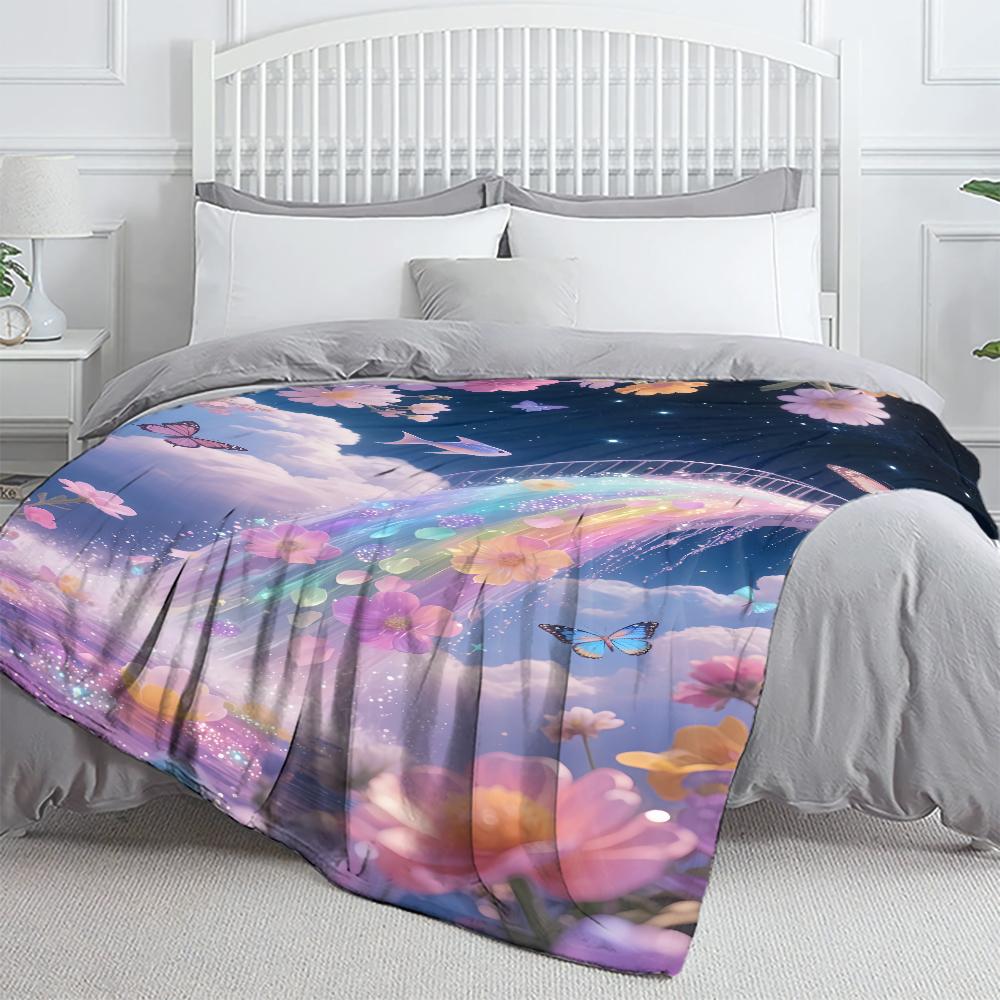 Dreamy Flannel Blanket Bedroom Blanket, Iving Room,sofa Blanket,student Nap,office Nap,camping Trip,children's Gift