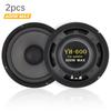 Pair 6.5 Inch 600W 2-Way Coaxial Car HiFi Speakers High Power Handling Silk Dome Tweeter Weatherproof Full Boost