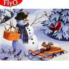Diamond Painting Christmas Snowman 5D DIY Diamond Embroidery Winter Mosaic Bird Picture Of Rhinestone Decor For Home